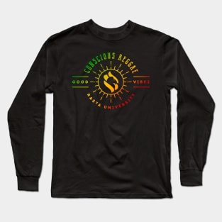 Conscious Reggae Rasta Colors Long Sleeve T-Shirt